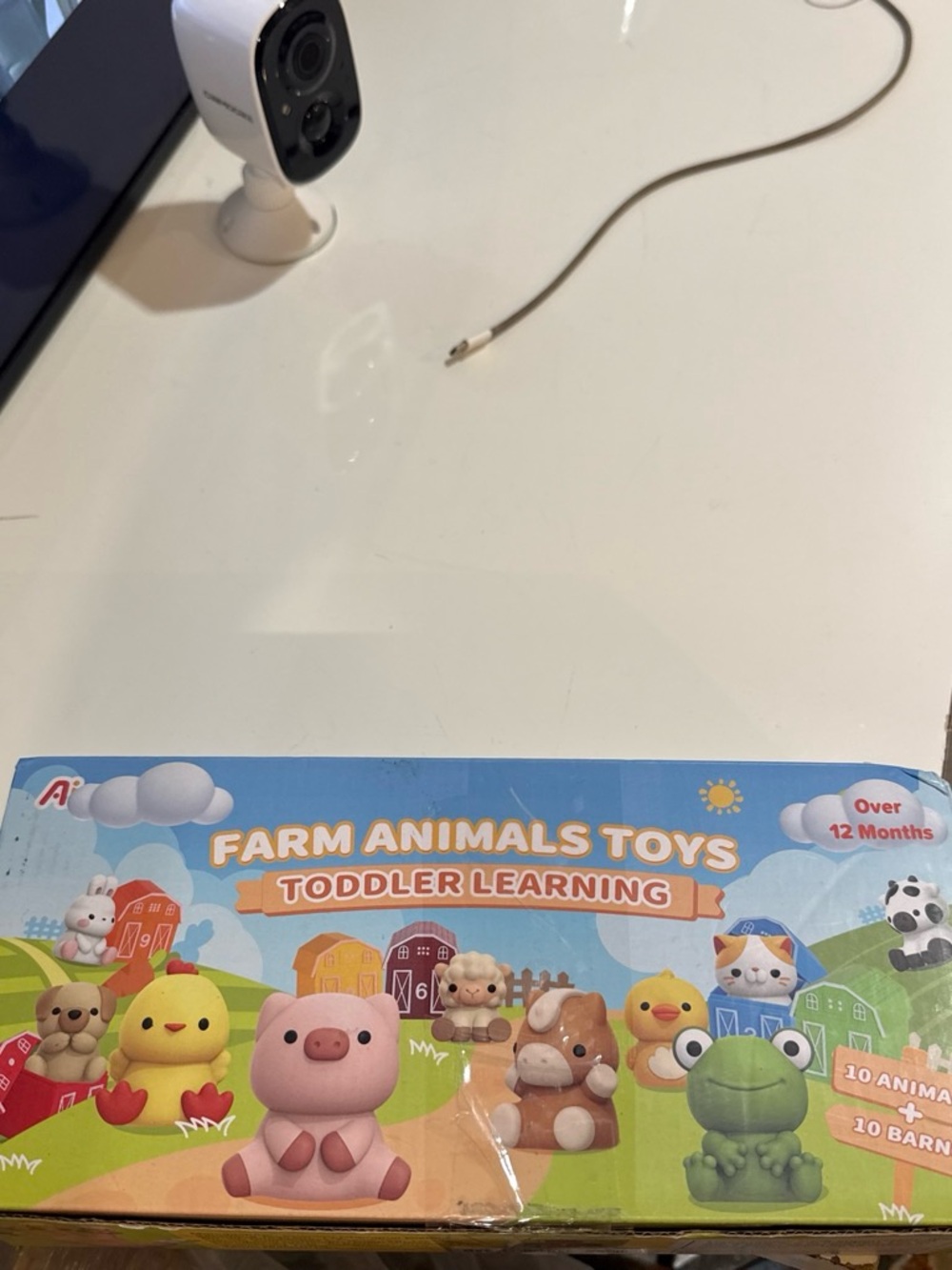 Farm Animals Toys Toddler Learning - Multicolor